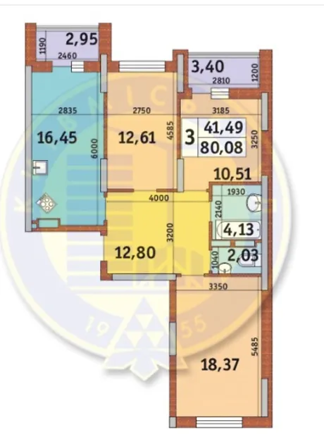Квартира на вул. Каховська, 62А в Київ, ID 162193, фото №1