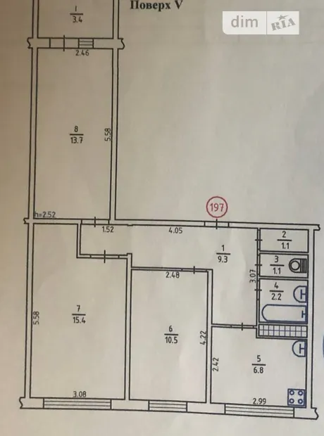 Квартира на бул. Миколи Руденка, 5 в Києві, ID 205282, фото №7