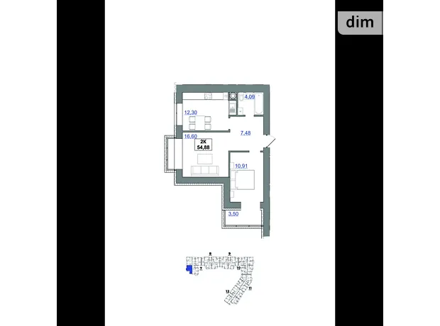 Квартира на пров. Ключний, 1 в Івано-Франківську, ID 310300, фото №6