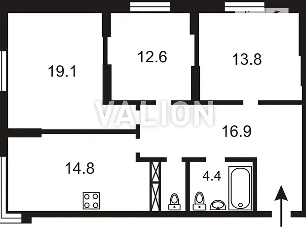 Квартира на вул. Солом'янська, 20В в Київ, ID 209521, фото №5