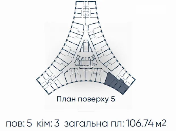 Квартира на просп. Степана Бандери, 30 в Києві, ID 194260, фото №3