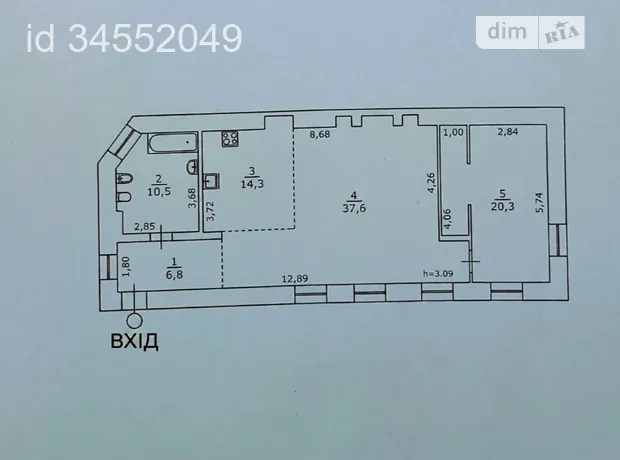 Квартира на вул. Ярославська, 10 в Києві, ID 173566, фото №14