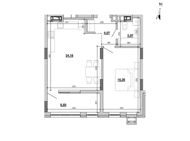 Квартира на вул. Волинська, 9Б в Львові, ID 174752, фото №6