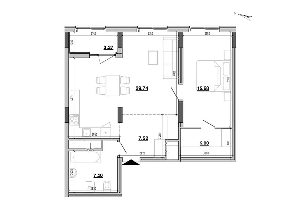 Квартира на вул. Хмельницького Богдана в Львові, ID 207385, фото №6