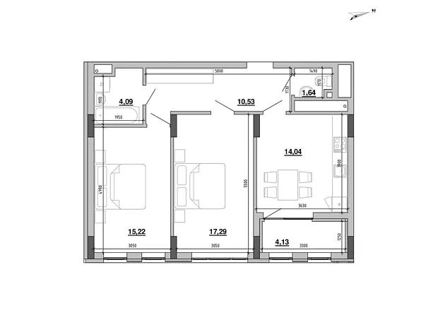 Квартира на вул. Хмельницького Богдана в Львові, ID 167013, фото №6
