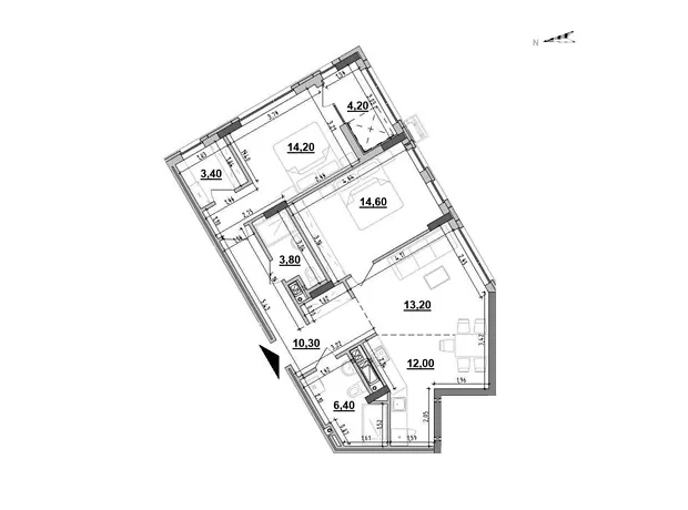 Квартира на вул. Хмельницького Богдана в Львові, ID 190672, фото №6