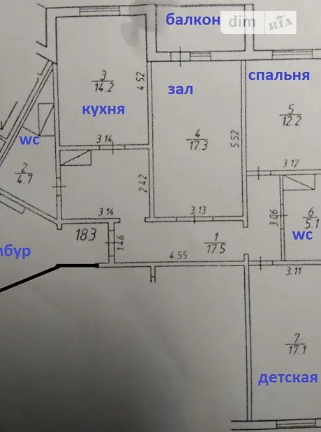 Квартира на вул. Милославська, 4 в Києві, ID 202478, фото №24
