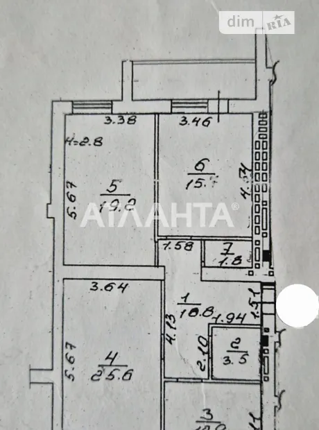 Квартира на вул. Дідріхсона в Одесі, ID 336737, фото №14