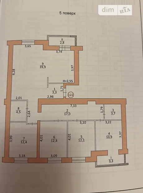 Квартира на пров. Цегельний, 1Д в Тернополі, ID 245349, фото №50