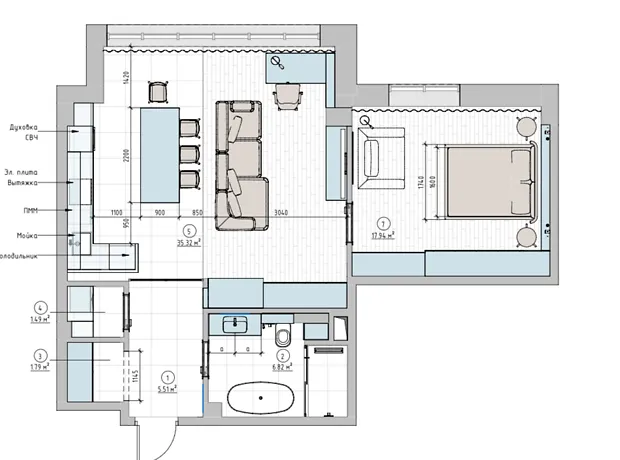 Квартира на вул. Велика Арнаутська, 23Б в Одесі, ID 211214, фото №2