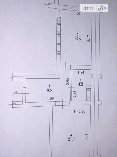 Квартира на вул. Полтавський Шлях, 184А в Харків, ID 212912, фото №2