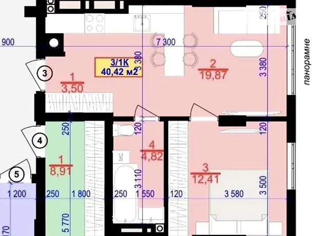 Квартира на вул. Національної Гвардії в Івано-Франківську, ID 213011, фото №12