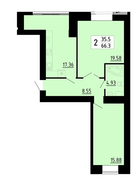 Квартира на вул. Енергетична, 5 в Тернополі, ID 234502, фото №2