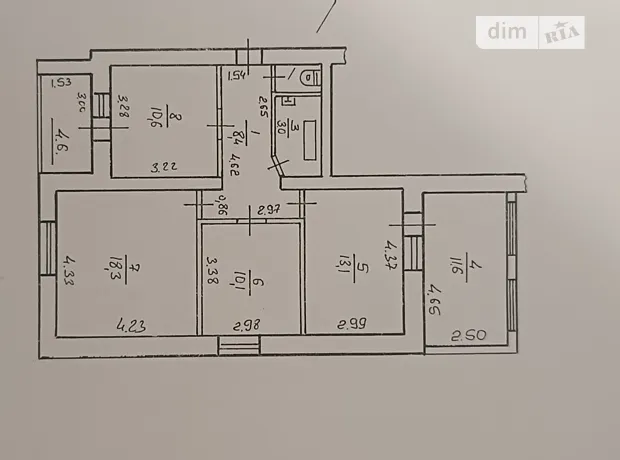 Квартира на вул. Коновальця Євгена в Івано-Франківську, ID 214081, фото №12