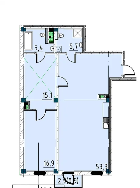 Квартира на вул. Рішельєвська, 47 в Одесі, ID 214999, фото №4