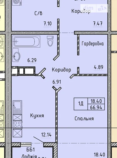 Квартира на просп. Шевченка в Одесі, ID 260343, фото №18