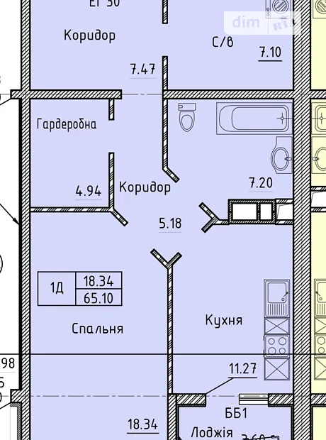 Квартира на просп. Шевченка в Одесі, ID 260002, фото №14