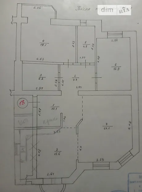 Квартира на вул. Зодчих, 28 в Вінниці, ID 246995, фото №21
