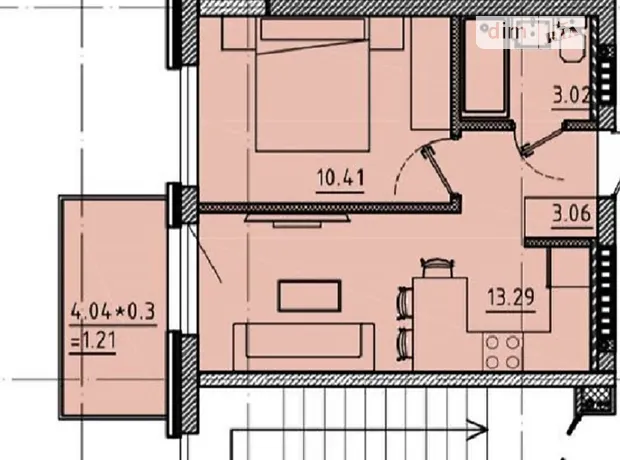 Квартира на вул. Одеської громади, 7А в Одесі, ID 218911, фото №11