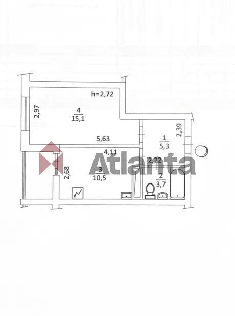 Квартира на вул. Автозаводська, 72Б в Києві, ID 218910, фото №6
