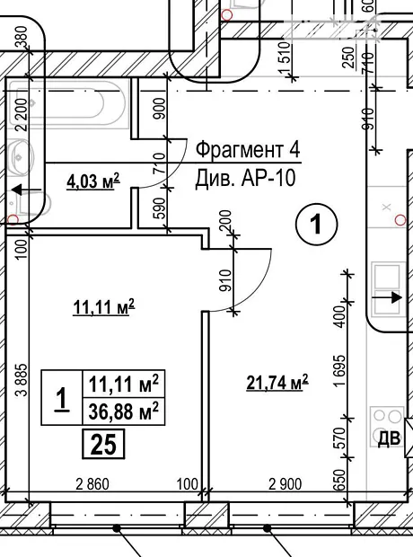 Квартира на вул. Садова в Києві, ID 242475, фото №12