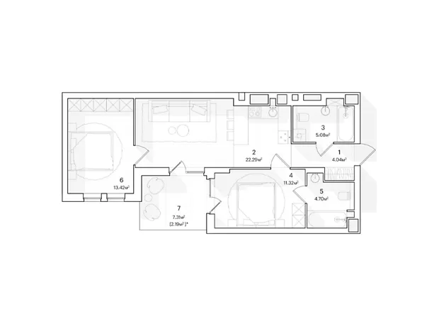 Квартира на вул. Героїв Майдану в Львові, ID 310513, фото №6