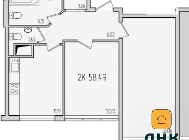 Квартира на вул. Перлинна, 8 в Одесі, ID 306237, фото №21