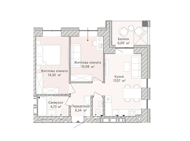 Квартира на вул. Незалежності, 116 в Києві, ID 245161, фото №5