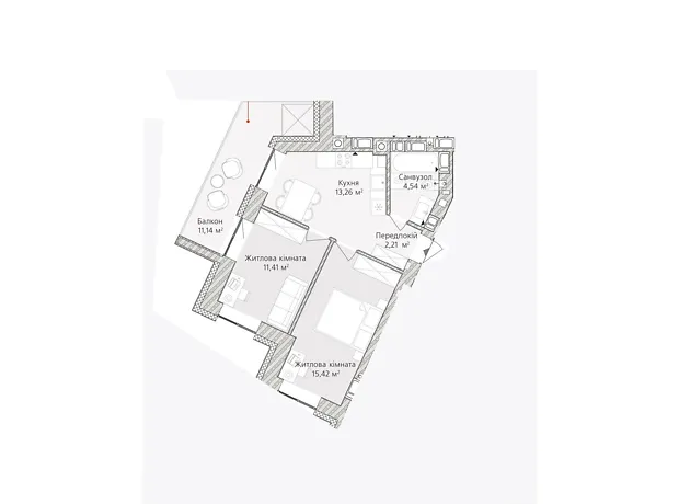 Квартира на вул. Незалежності, 116 в Києві, ID 244419, фото №5