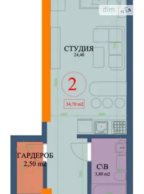 Квартира на вул. Куликівська, 32 в Харкові, ID 240480, фото №8