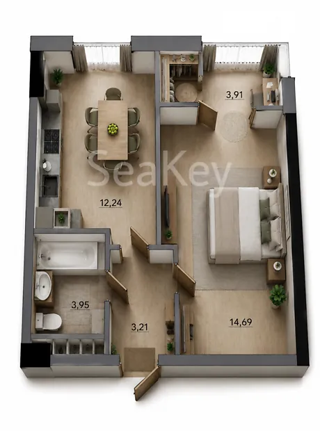Квартира на вул. Василя Спрейса, ID 422276, фото №1