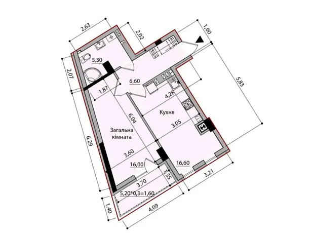 Квартира на вул. Науки, 4 в Чернівцях, ID 248897, фото №6