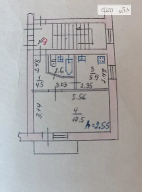 Квартира на вул. Кам'янецька, 86 в Хмельницькому, ID 251561, фото №8