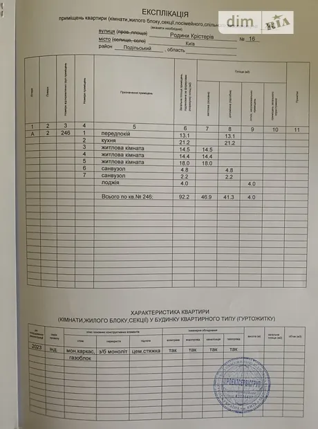 Квартира на вул. Родини Крістерів, 16 в Києві, ID 252042, фото №5