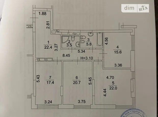 Квартира на вул. Звіринецька, 70А в Києві, ID 255529, фото №4