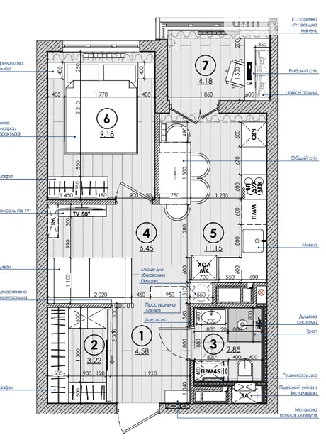 Квартира на вул. Доківська, 10 в Києві, ID 313075, фото №23