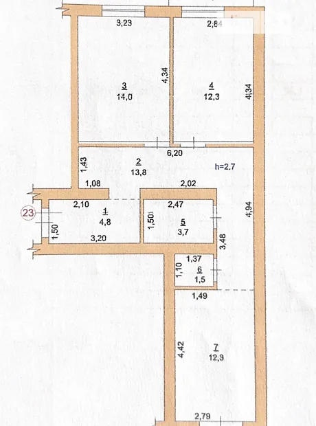 Квартира на вул. Дубенська, 33 в Тернопіль, ID 310372, фото №2