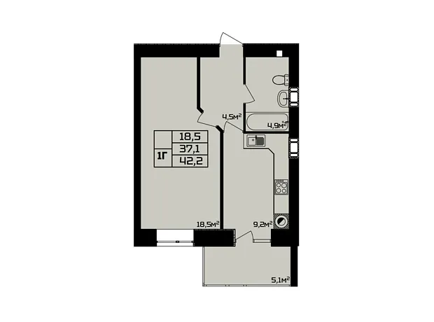 Квартира на вул. Київська, 173А в Вінниці, ID 262128, фото №6
