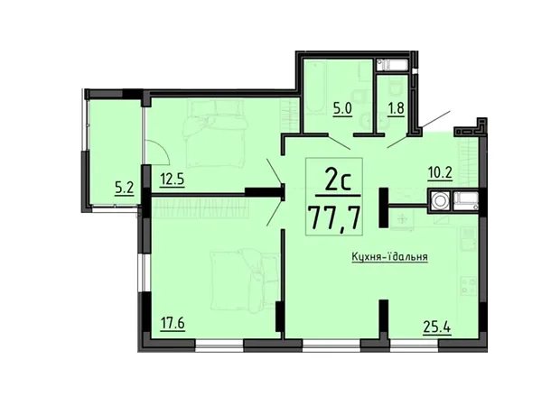 Квартира на вул. Генерала Мирона Тарнавського в Тернополі, ID 261589, фото №6