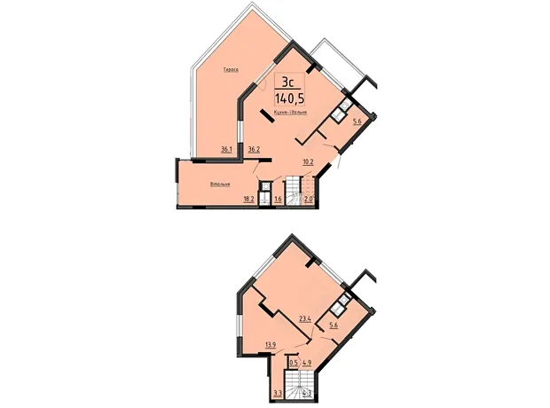 Квартира на вул. Генерала Мирона Тарнавського в Тернополі, ID 261351, фото №6