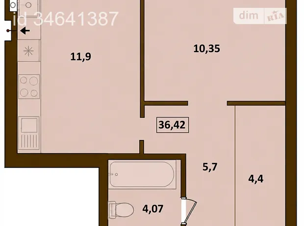 Квартира на вул. Соборна 2К/29 в Києві, ID 264242, фото №12
