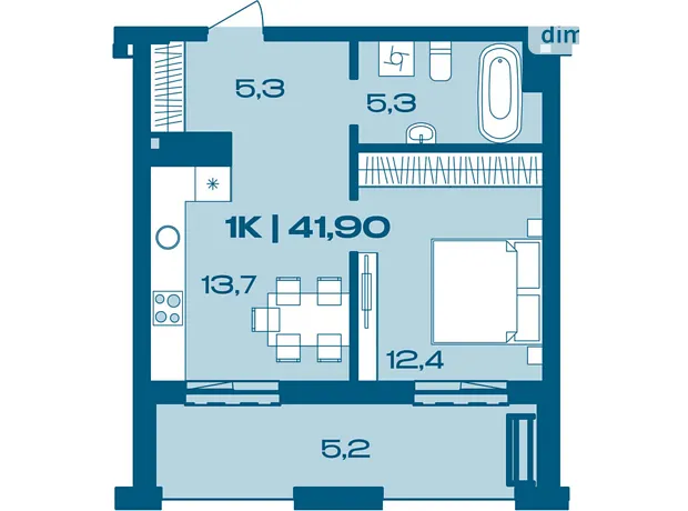 Квартира на вул. Комунальна, 3 в Івано-Франківську, ID 267263, фото №6