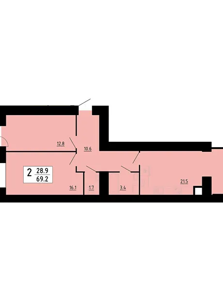 Квартира на вул. Академіка Сергія Корольова, 7Б в Тернопіль, ID 267280, фото №4
