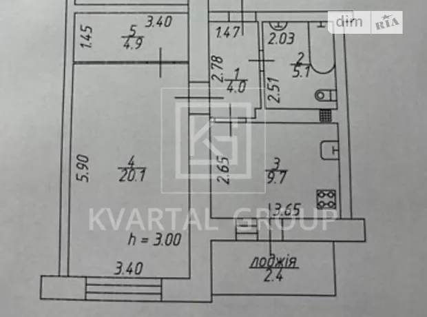 Квартира на вул. Шевченка, 4 в Київ, ID 268815, фото №2
