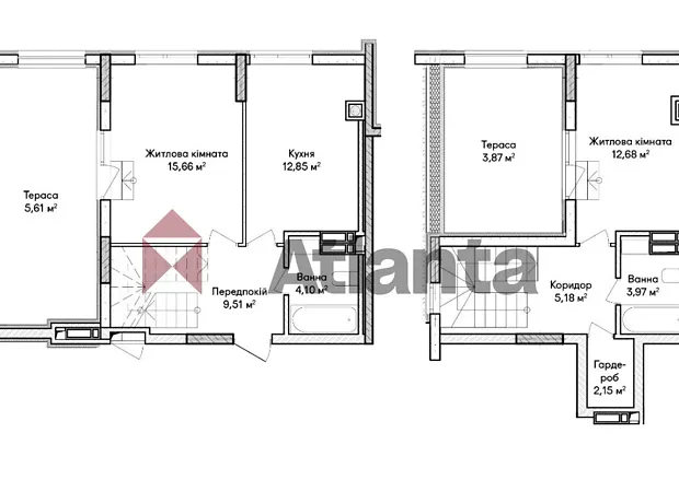 Квартира на вул. Кобилянської Ольги 1В/33 в Києві, ID 268958, фото №10