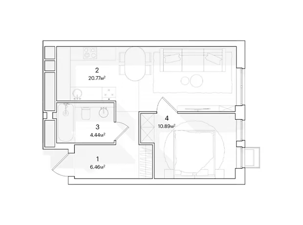 Квартира на вул. Героїв Майдану в Львові, ID 310570, фото №6