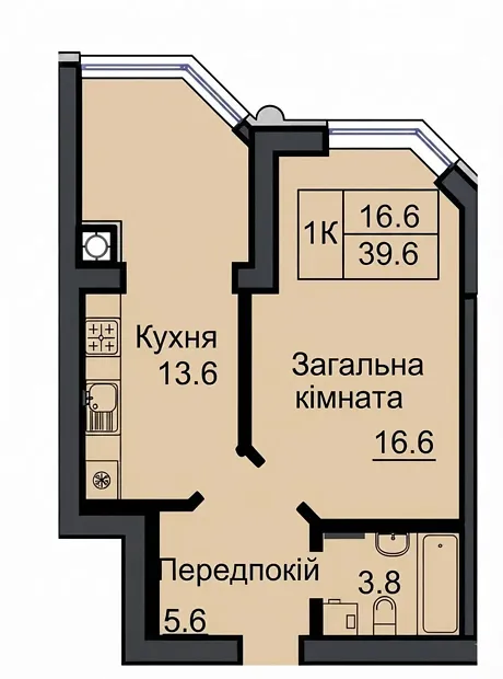 Квартира на ЖК «Софія Резиденс» в Києві, ID 285528, фото №2