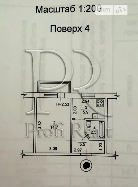 Квартира на вул. Івана Виговського, 8В в Києві, ID 271150, фото №17