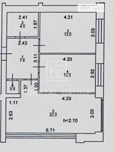 Квартира на вул. Соборна 122/2 в Києві, ID 275894, фото №13