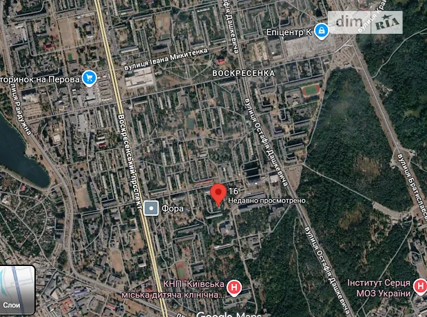 Квартира на вул. Чорних Запорожців, 16 в Києві, ID 277196, фото №16